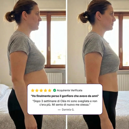Cléa™ | Meno Risvegli Notturni e Meno Gonfiore in 14 Giorni