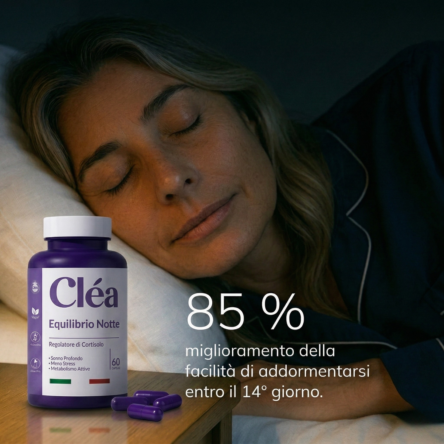 Cléa™ | Meno Risvegli Notturni e Meno Gonfiore in 14 Giorni